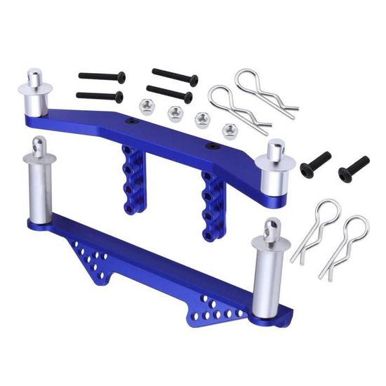 Supports De Carrosserie Arrière En Aluminium Usiné Vert Pour Traxxas Slash 2WD 1/10 - Référence Integy T8671
