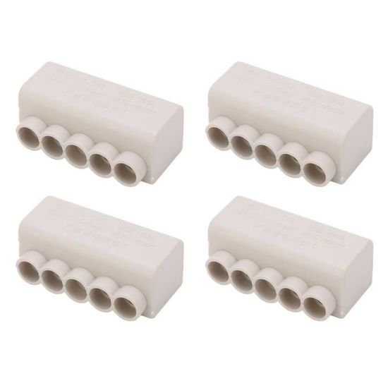 Connecteur De Fils Rapide Parallèle 80A / 1000V – Pour Sections 2,5 à 16 Mm² – Boîte De Jonction, Installation Facile
