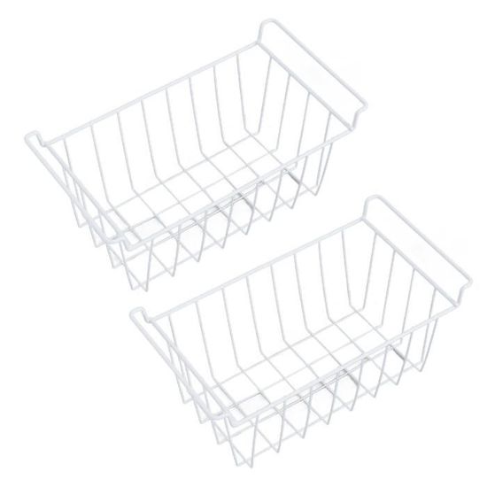 Organisateur Congélateur Métallique Ajustable – Diviseur Fil Ventilé Pour Réfrigérateur Et Coffre, Gain De Place Maximal