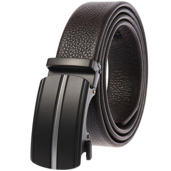Ceinture Large Femme Noir - Tissu Coton, Boucle Chrome - Taille M, état Comme Neuf
