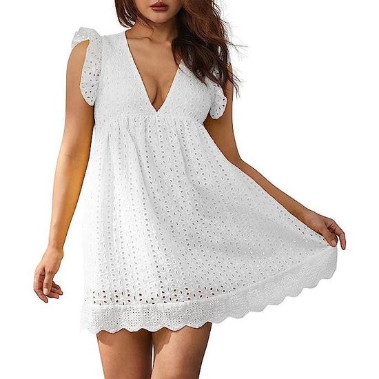 Robe Femme été Bleu Royal Taille 8/10 (EU 34) - Doublée, Qualité Supérieure - Neuf Sans étiquette