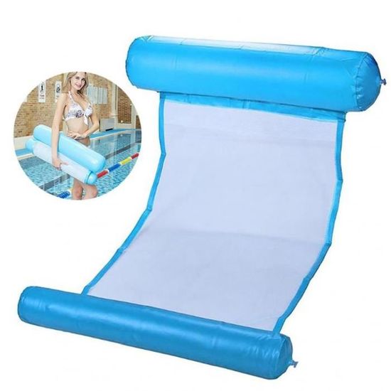Hamac De Piscine Flottant - Lit Gonflable Rectangulaire - Pour Adulte Et Enfant
