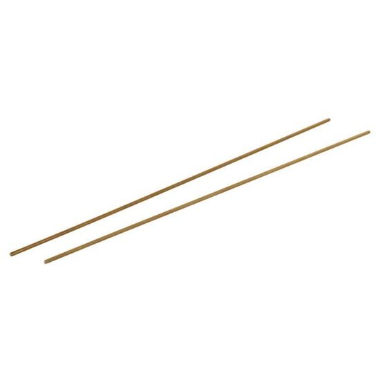 Tige Ronde En Laiton Massif - Diamètre 9,5 Mm, Longueur 305 Mm Pour Modélisme Et Bricolage