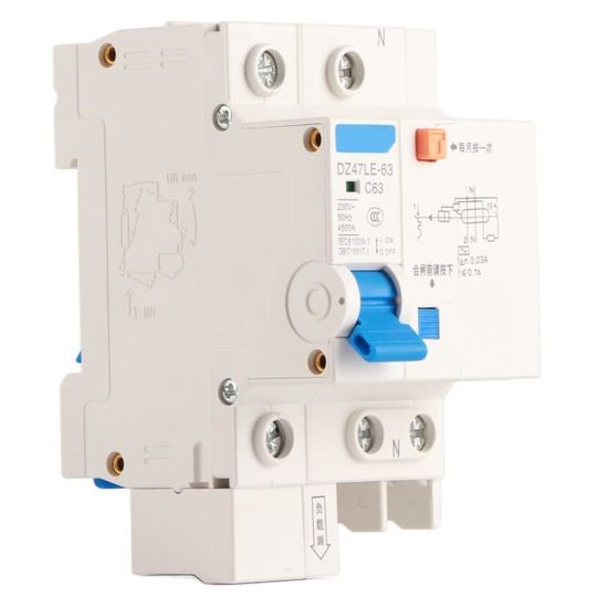Disjoncteur Différentiel 32A 230V – 1P+N, 30mA, 6kA | Modèle BL1E-63 | Pour Installations électriques Domestiques