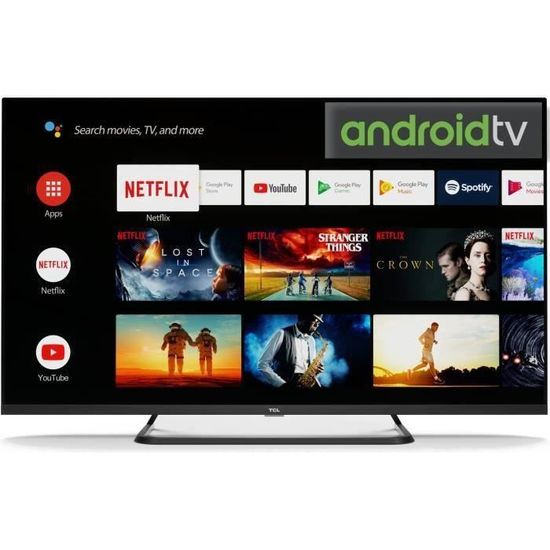 TCL 55EP680 TV LED 4K -  55'' (139cm) - HDR - Android TV - 3xHDMI - 2xUSB - Classe énergétique A+