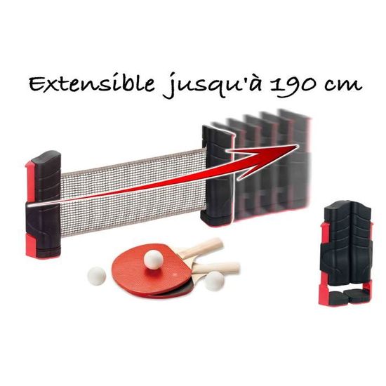 Coriver Ensemble De Tennis De Table Portable Avec Filet