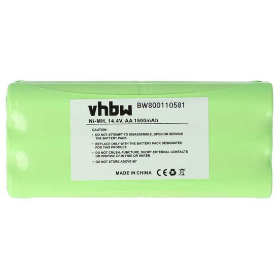 MXJFYY 14,4 V 2000 mAh NiMH accu compatibel met Dirt Devil Libero M606 / M610 / M613