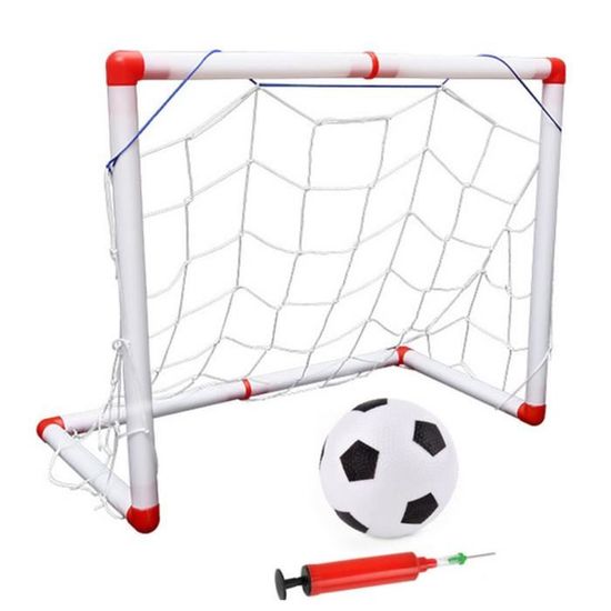 But De Football Enfant 4 En 1 Portable Et Détachable – SYXLS Kit Polyvalent Intérieur/Extérieur Avec Sac De Transport, Idéal Pour Entraînement Et Jeux En Famille