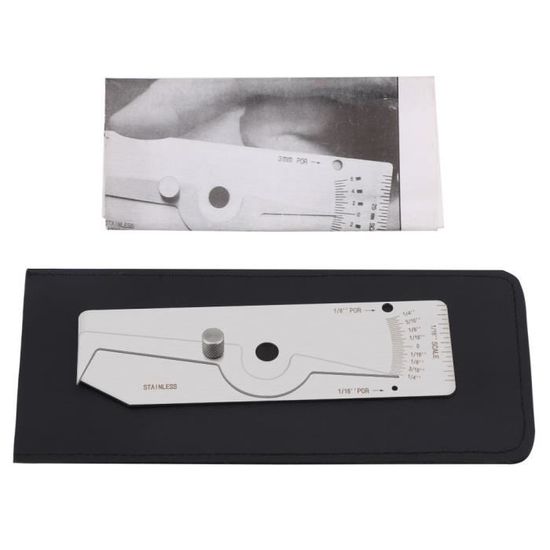 Jauge De Soudure / Inspection - Règle à écartement Métrique - Pour Vérifier Profondeur, Espacement