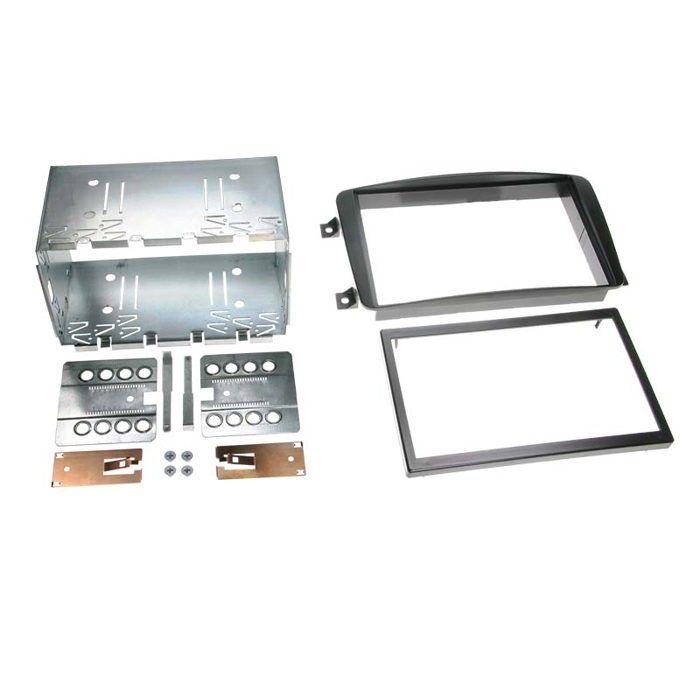 Adaptateur de façade 2-DIN Mercedes C /CLK/ Vito/ Viano noir