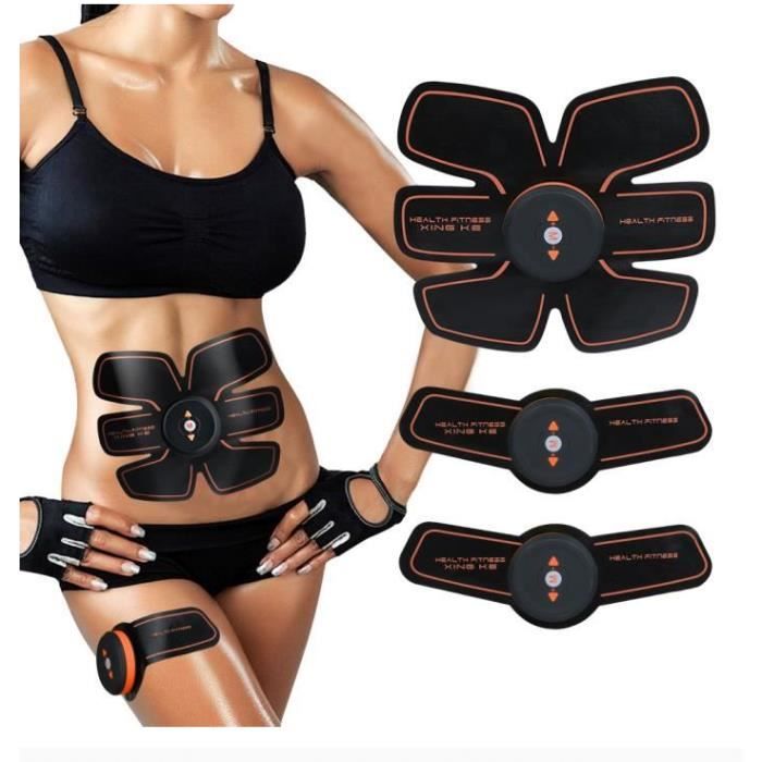 Ceinture Abdominale, Ailida Electrostimulateur Musculation Abdominaux Bras Cuisses Appareil Fitness pour Hommes Femmes