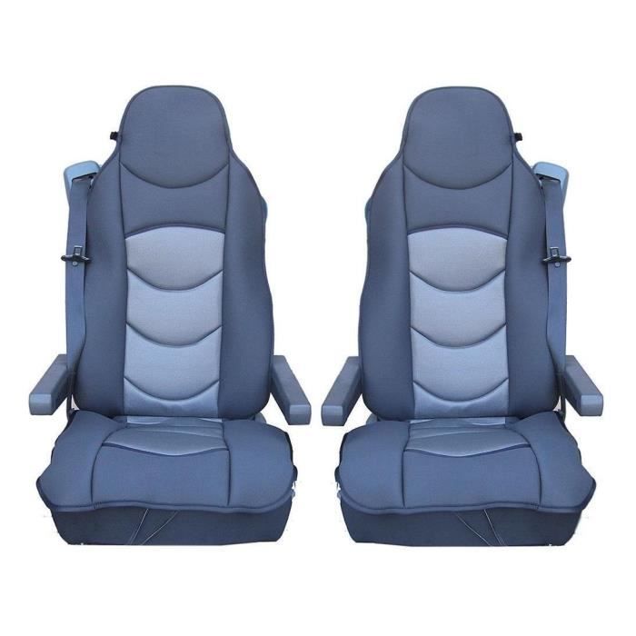 2x LUXE HOUSSE COUVRE SIEGE COUVRE-SIEGE POUR VOLVO FH12 FH 16 FL FM FH16