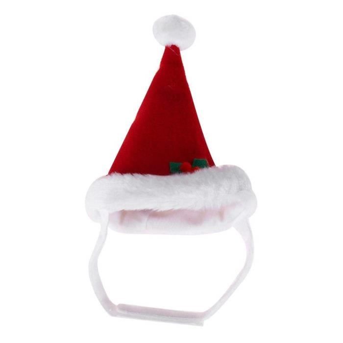 Le Bonnet du Père Noël Casquette pour Chat Chapeau Bonnet pour Chien Chat Petits Compagnon