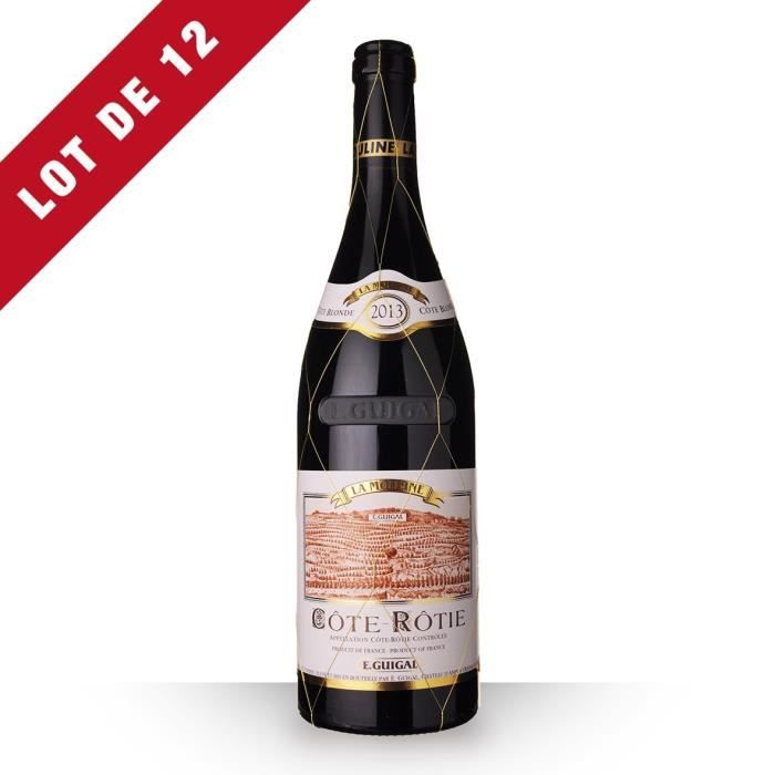 12X E. Guigal La Mouline 2013 Rouge 75cl AOC Côte-Rôtie - Vin Rouge