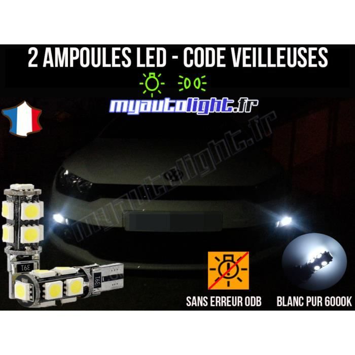 Pack veilleuses à led blanc xenon pour VOLKSWAGEN SCIROCCO