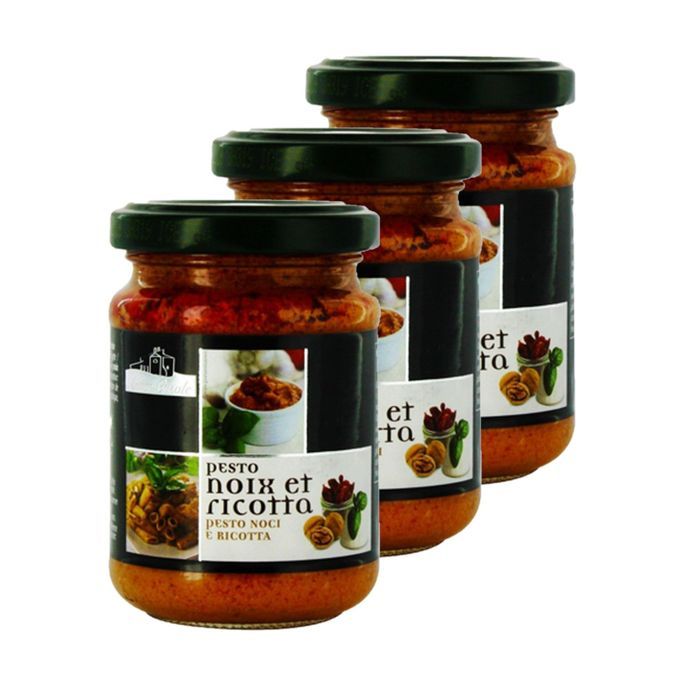 Lot 3x Pesto Noix et Ricotta - Antico Casale - pot 130g