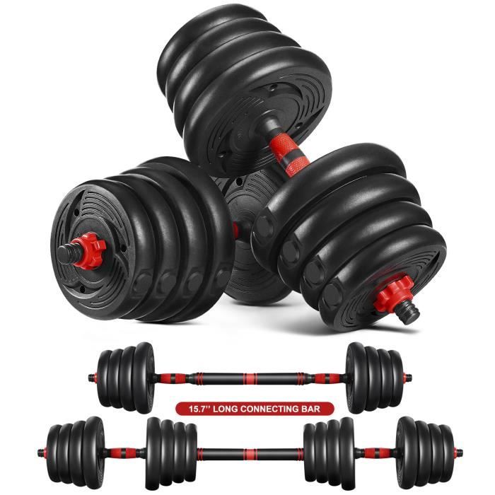 Kit Haltères - 30KG - poids réglable