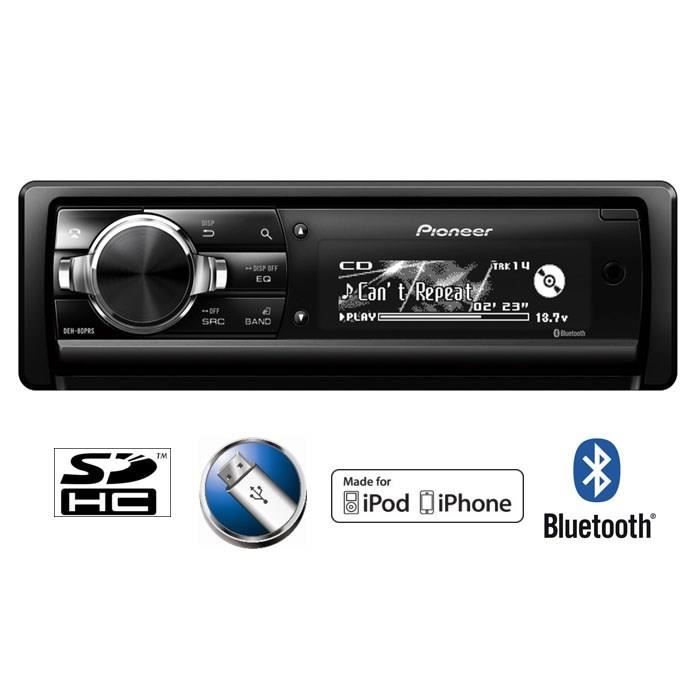 PIONEER DEH-80PRS Autoradio bluetooth iPod / iPhone