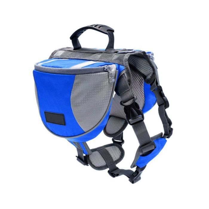 Sac de transport,Sac à dos pour animaux de compagnie Sac de selle ajustable et réfléchissant pour grands chiens - Type LA-S #A