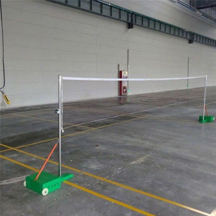 Filet de Badminton - 6.1X 0.76m en Nylon Professionnel Standard Jeux d'intérieur et d'extérieur pour l'Entrainement VERT 6.1X 0.76m