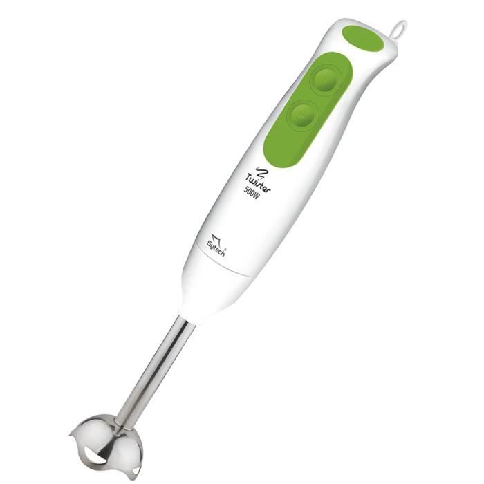 Pied mixeur, pied en acier inoxydable 500W - Design compact, Vert