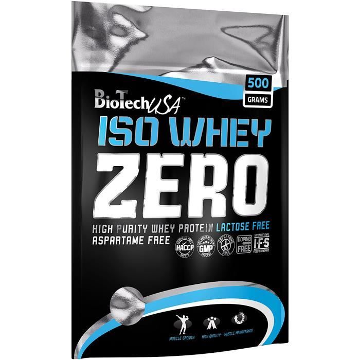 Biotech USA 10002030810 Isowhey Zero Lactose Free Protéine Saveur Cookies & Cream: Hygiène et Soins du corps
