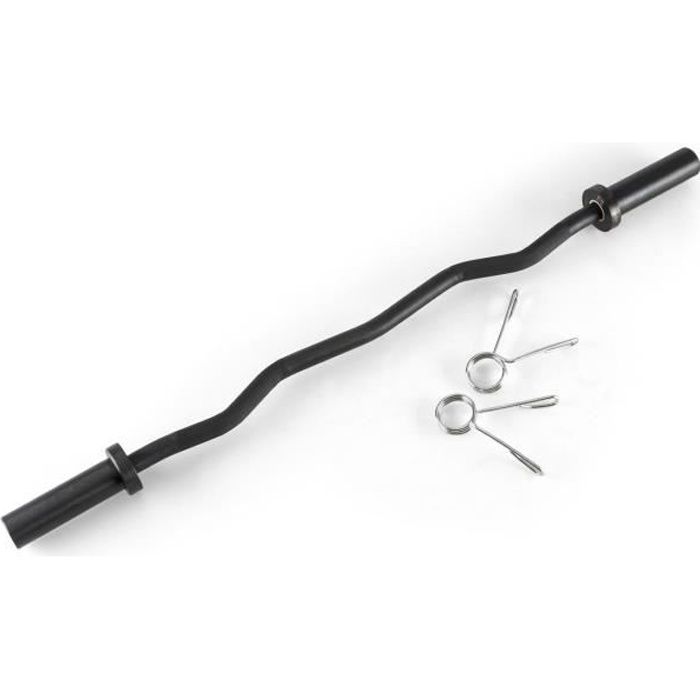 CAPITAL SPORTS Accretor 120 CBO Curl barre 120cm - 50mm - max. 272 kg Acier - noir
