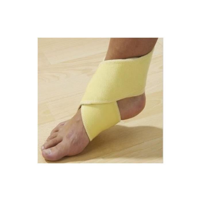 Bandage cheville magnétique VITAEASY - Contient 10 aimants qui agissent sur la douleur - 62 cm