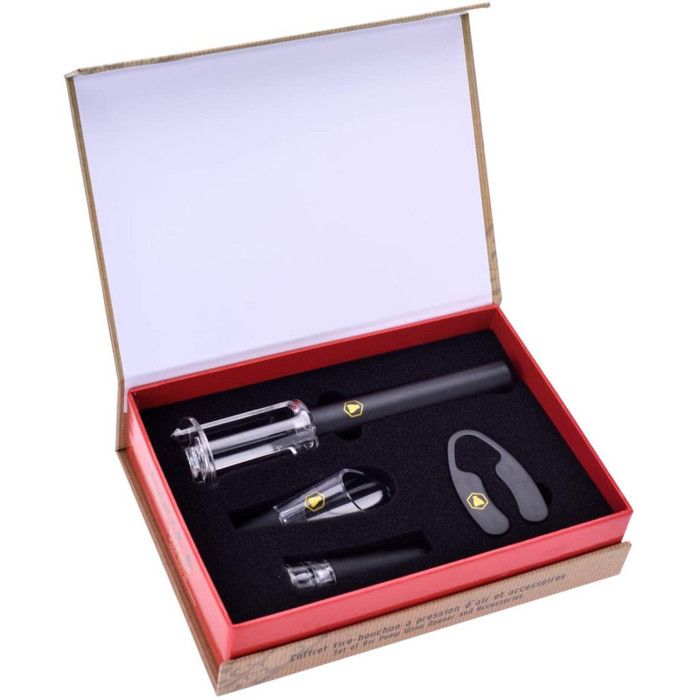 Coffret Tire-bouchon à Pression d'air avec Accessoires