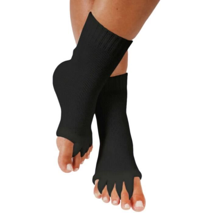 Chaussettes à cinq orteils Chaussettes de Yoga Gym Sports