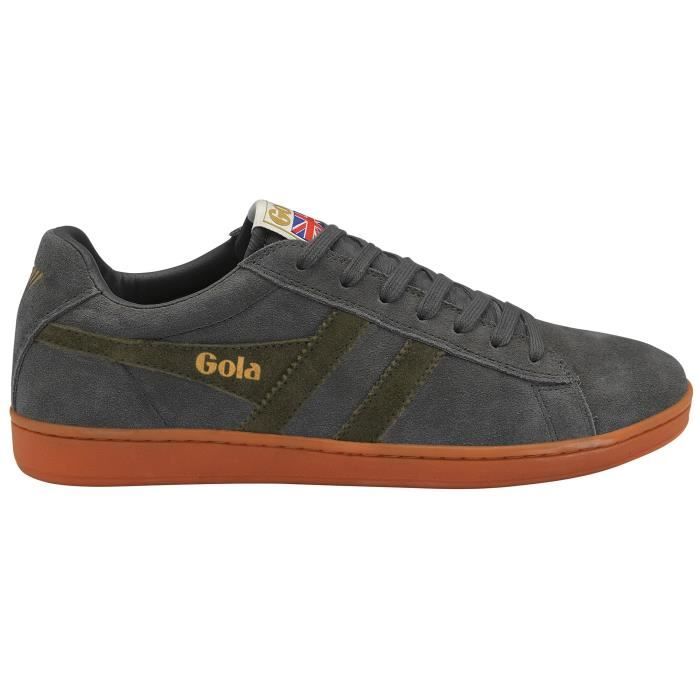 Baskets Gola Classics Equipe Suede - gris/vert kaki - 45