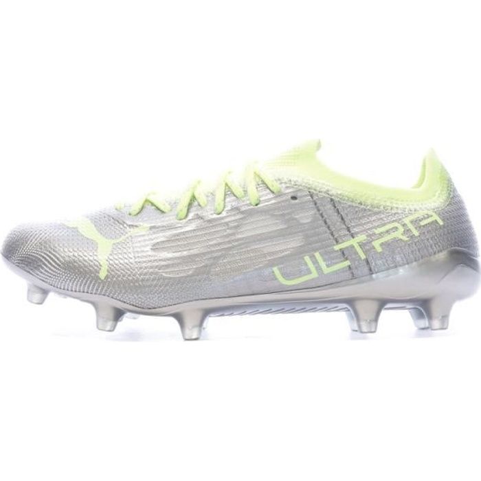 Chaussures de Foot Argent/Jaune Femme Puma Ultra 1 4 FG