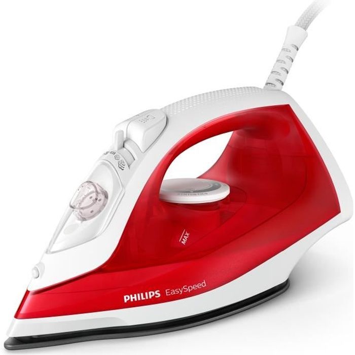 PHILIPS Fer à repasser EasySpeed GC1742/40, 2000W, Pressing 90 g/min, Débit vapeur 25 g/min, Système anticalcaire