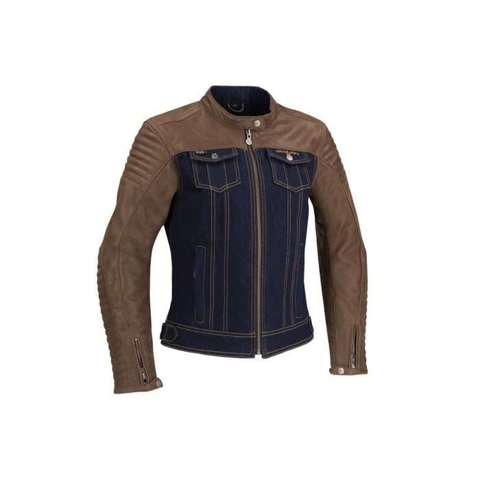 BLOUSON SEGURA LADY ORIANA BLEU MARRON Marron