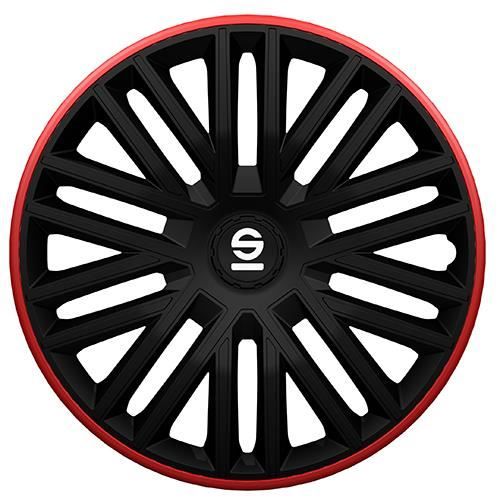 4 ENJOLIVEURS 15'' BERGAMO NOIR - ROUGE