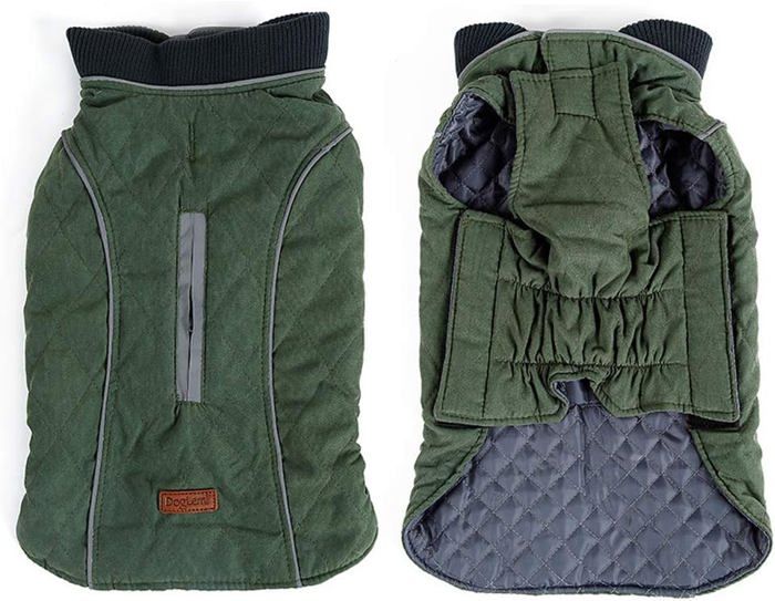 Meilleurs prix pour Vtements Impermables pour Chien Manteaux Chauds Rversibles pour Petit Grand Chien M Vert PZCC