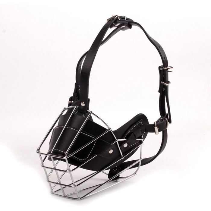 Meilleurs prix pour Muselire pour Chien Mtal Museau Chien Museliere Anti Aboiement Anti-Morsure Rglable pour Chien Grand Moyen Petit PZCC