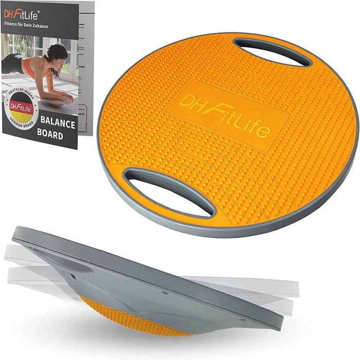 Planche D'équilibre Navaris Avec Poignées – Balance Board Pour Yoga, Fitness, Proprioception
