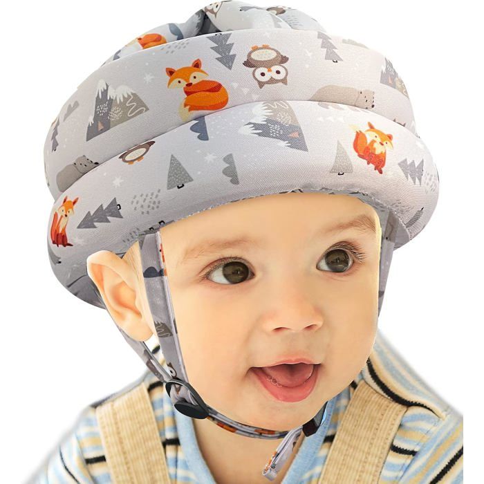 Casque Bébé Anti Choc Protection I Infantile Tête de Protection I Réglable Chapeau de Sécurité pour Enfant