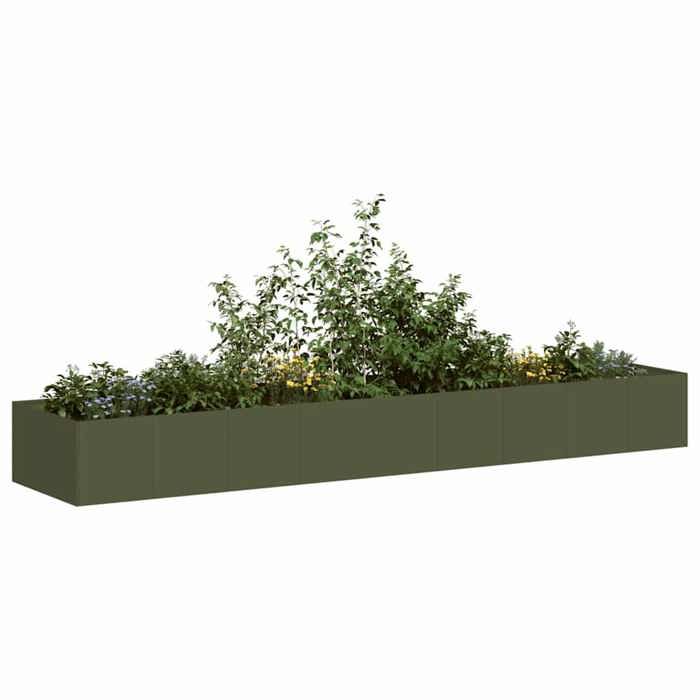 vidaXL Jardinière acier 360x80x40 cm - vue 3
