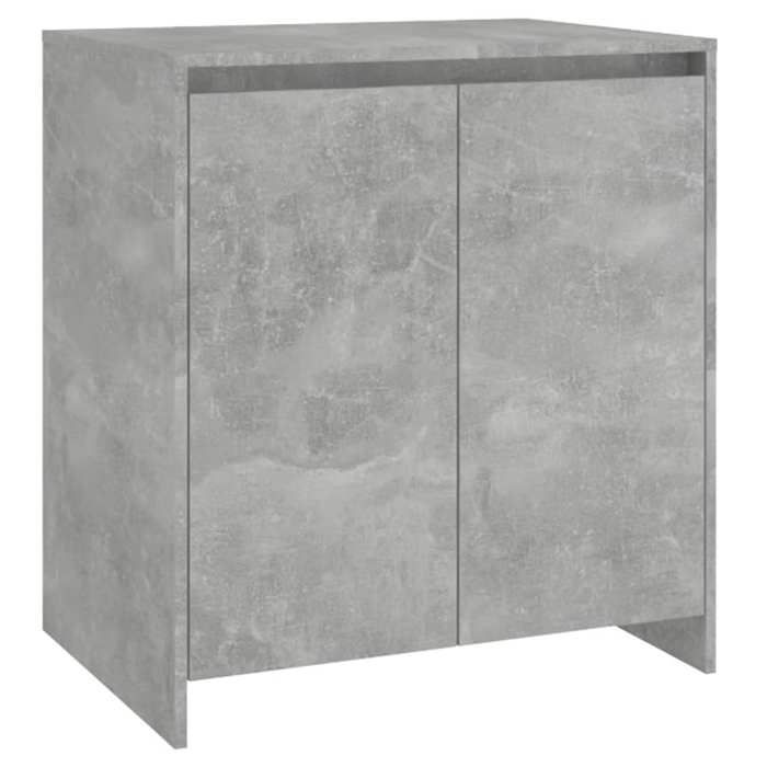 Buffet bahut - CLOUD - contemporain - Gris béton 70x41x75 cm Bois dingénierie J1136