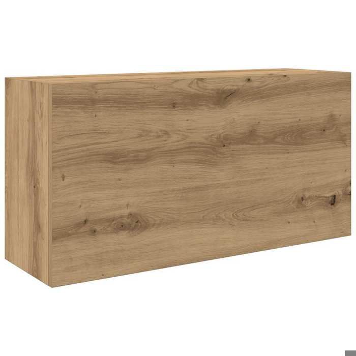 822023& Armoire murale de bain - Haut de gamme - chêne artisanal - Bois - Panneaux de particules
