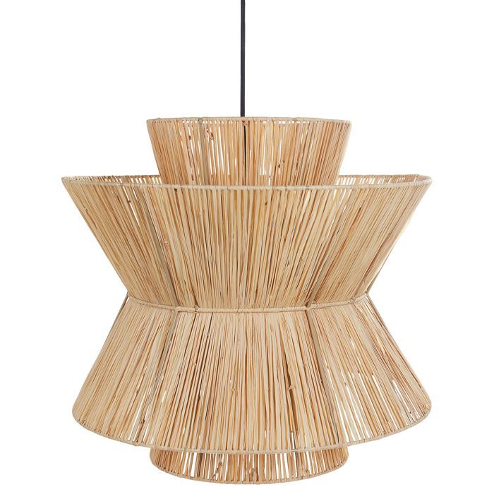 Lampe suspension TELAMBA Osier Naturel