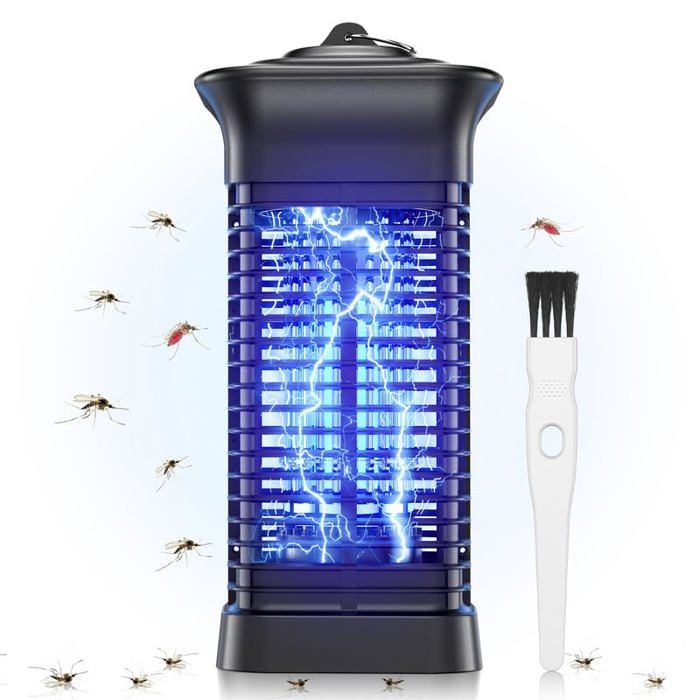 Lampe Anti-moustiques 20W UV - Tueur D'insectes Silencieux Et étanche Pour Intérieur Et Extérieur