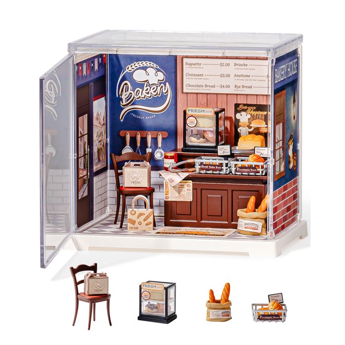Puzzle 3D - ROBOTIME - DWS03B-CD - Boulangerie au beurre - Kit à monter soi-même - 42 pièces