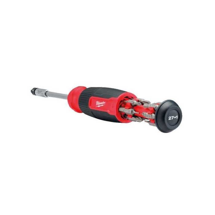Milwaukee Tournevis 27 en 1 rangement intégré réception 1/4"