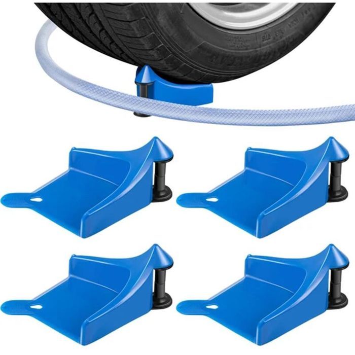 Protections anti-crevaison pour pneus protections anti-crevaison pour pneus de lavage auto bleu lot de 4
