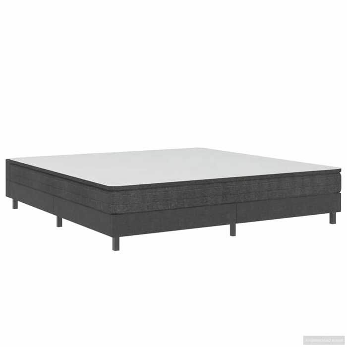 VD Sommier à lattes de lit sans matelas gris tissu 200x200 cm Lit chambre & Structure de lit @EU22460BONE