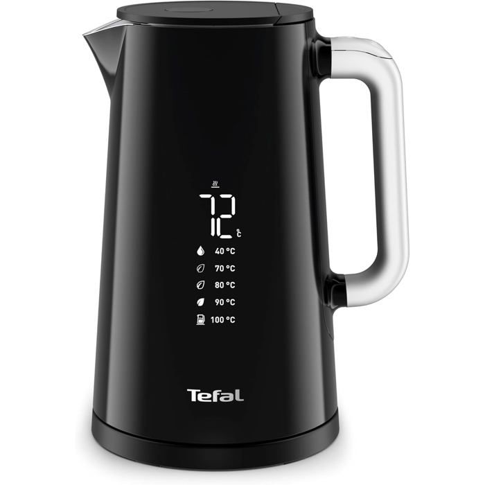 Bouilloire Électrique 17L Température Réglable 5 Modes Écran Numérique Maintien Au Chaud 30 Min Intérieur Inox Noir