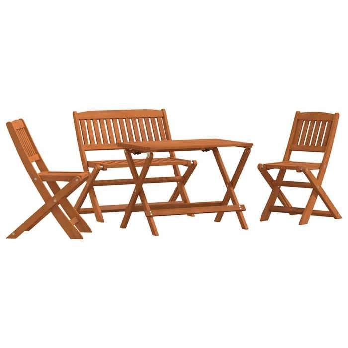 COCO Ensemble à manger dextérieur 4 pcs pour enfants Eucalyptus avec manuel de montage(gvq84x)Vidaxl